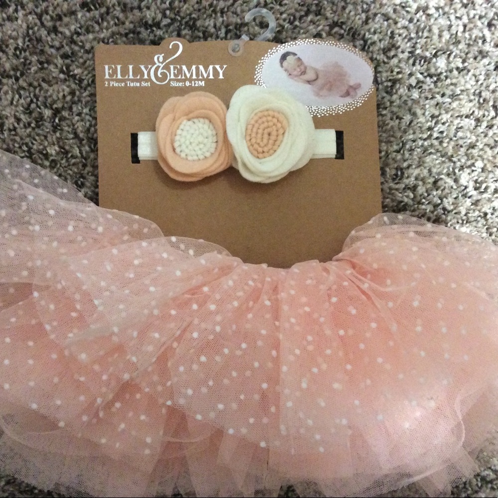 No pink tutu and headband